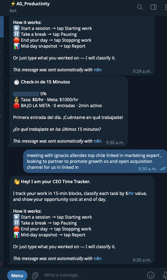 CEO Tracker - Telegram bot interface
